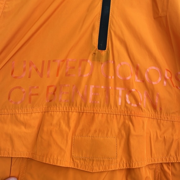 United Colors of BenettonOrange Oversized Fit Hooded Jacket - Picture 2 of 5